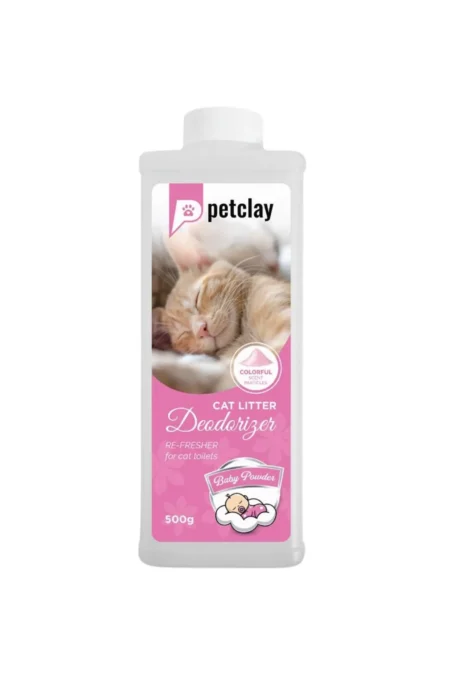 Petclay Bebek Pudralı Kedi Kumu Deodorantı 500Gr